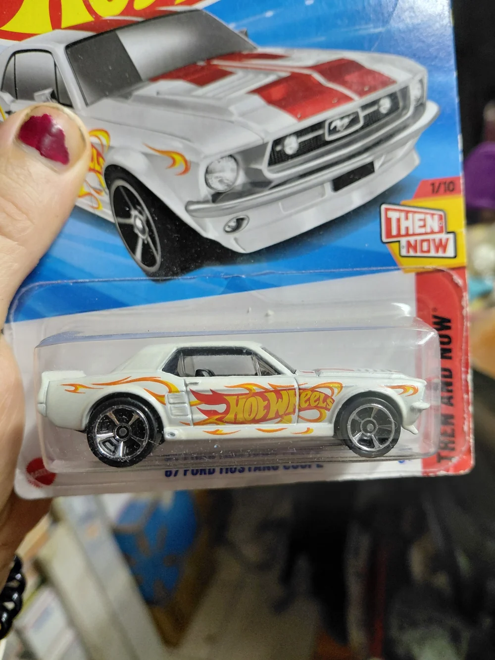 Hot Wheels '67 Ford Mustang Coupe from the 2025 HW Then and Now series (Collecto